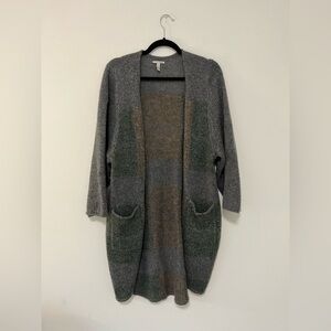Halogen Color-Block Open Cardigan
